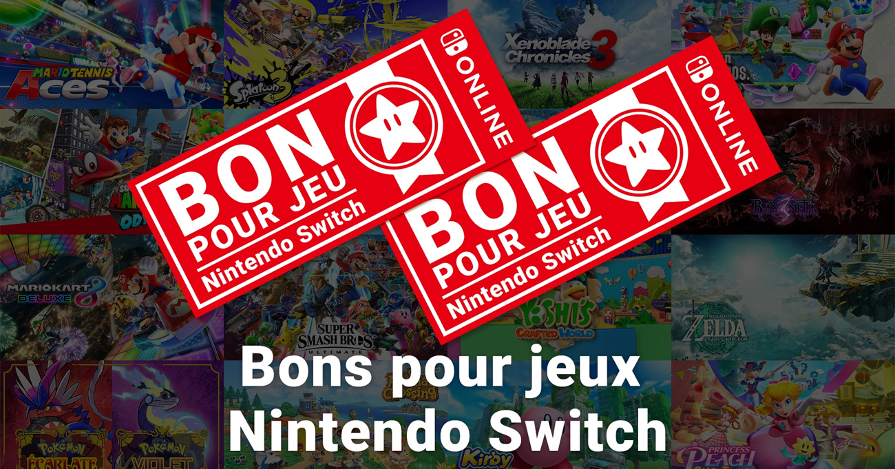 bons pour jeux switch